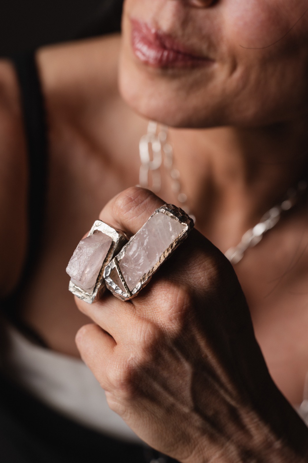 Double stone ring