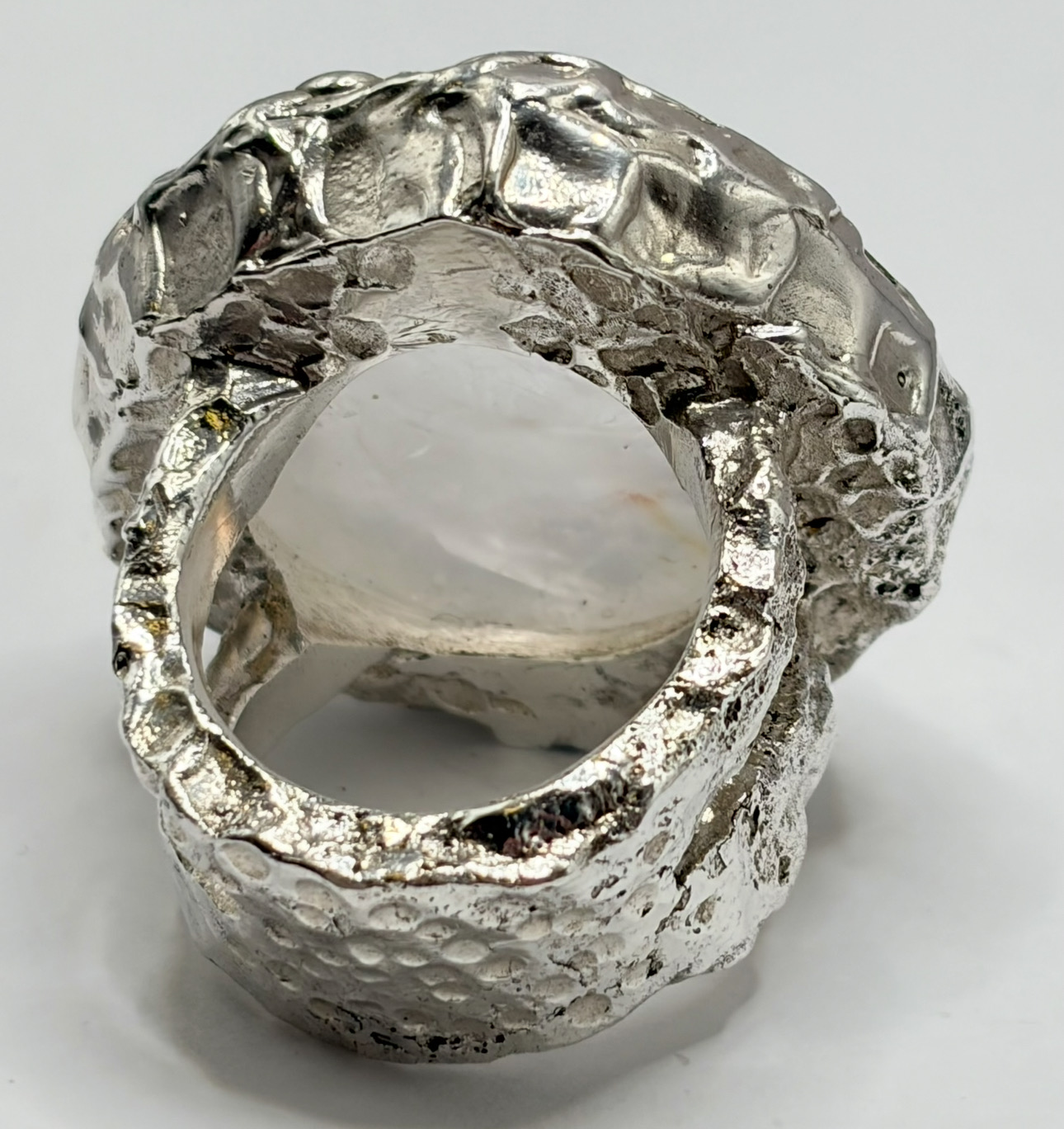 Moonstone Dome Ring alternate view