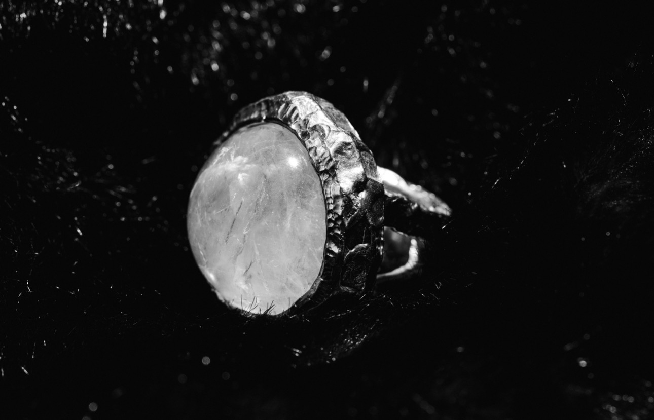 Moonstone Dome Ring, view 5