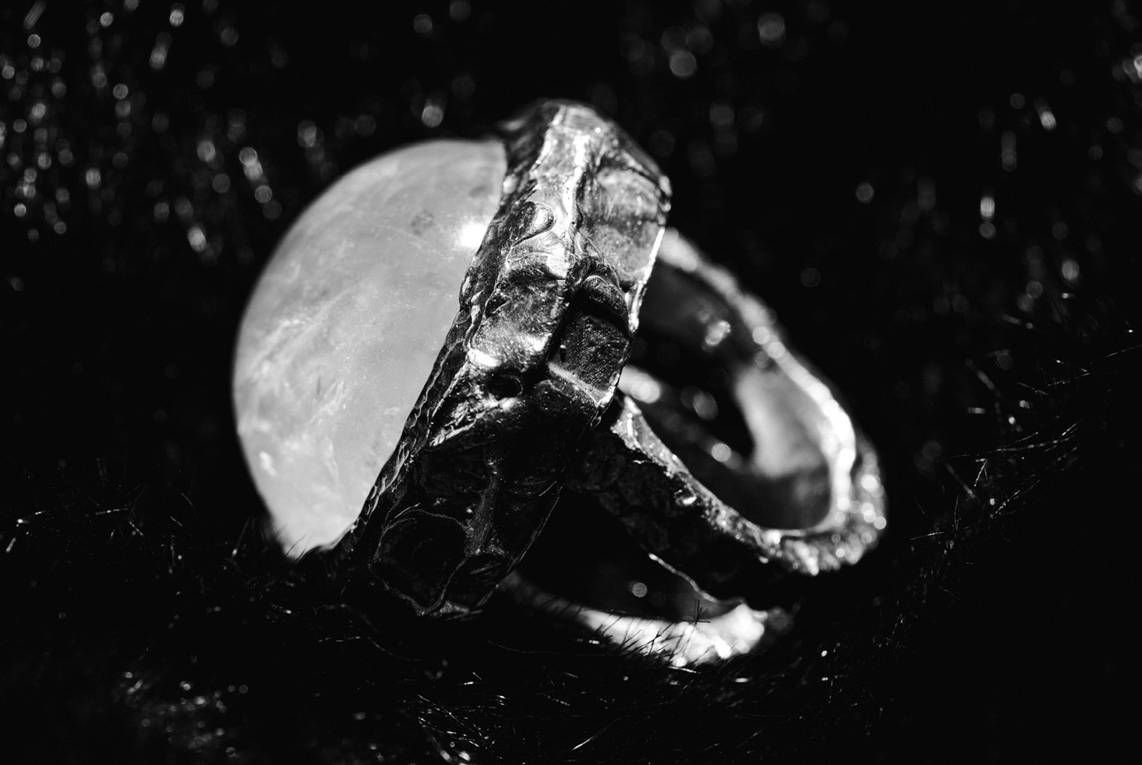 Moonstone Dome Ring, view 6