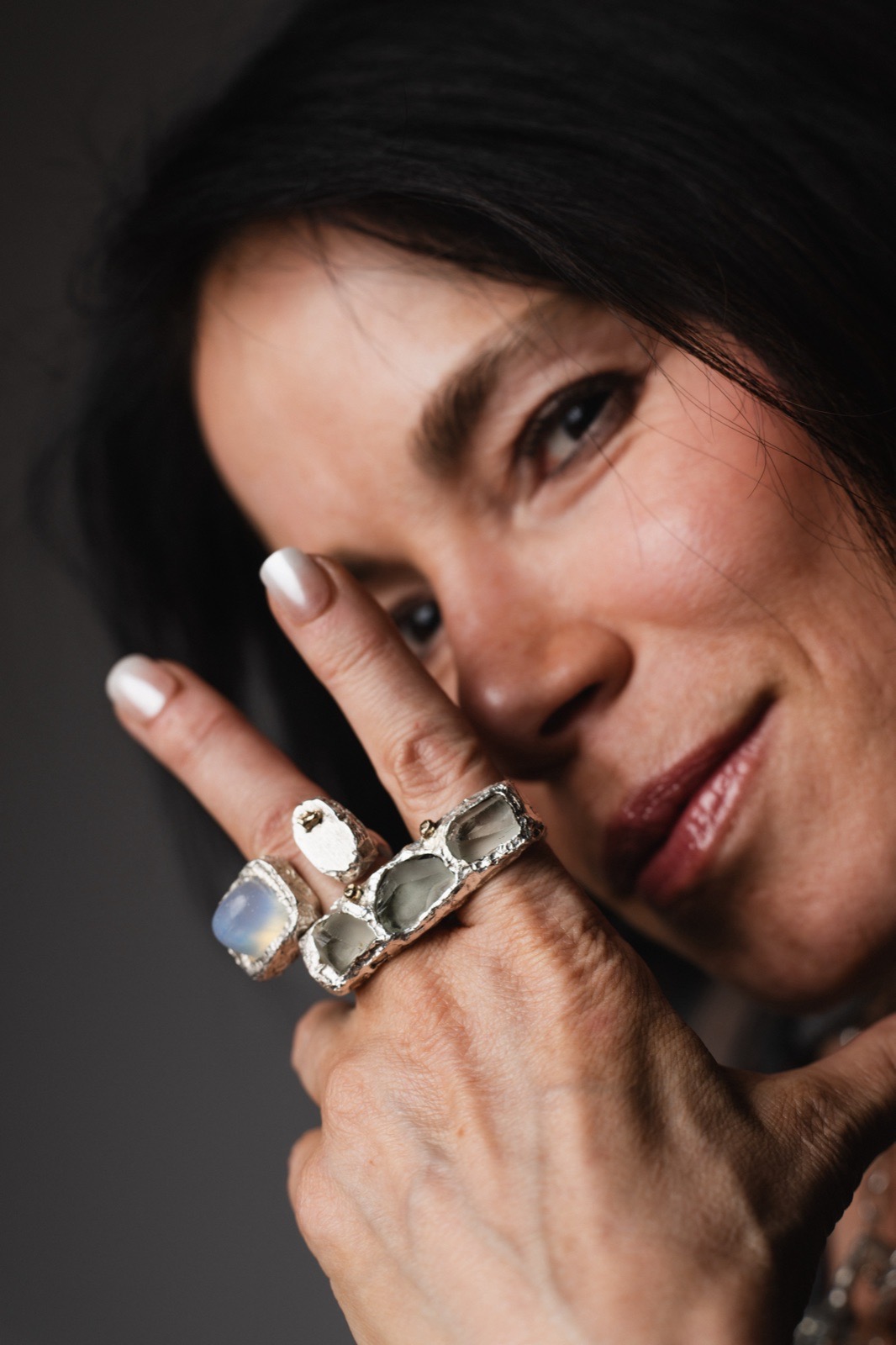 Sterling Opal Ring, view 3