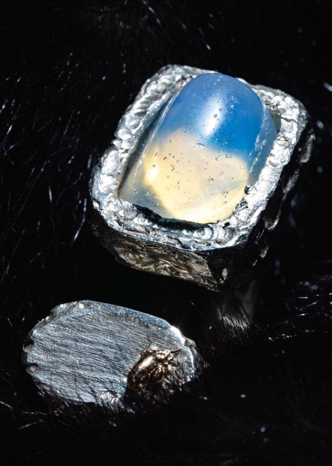 Sterling Opal Ring, view 4